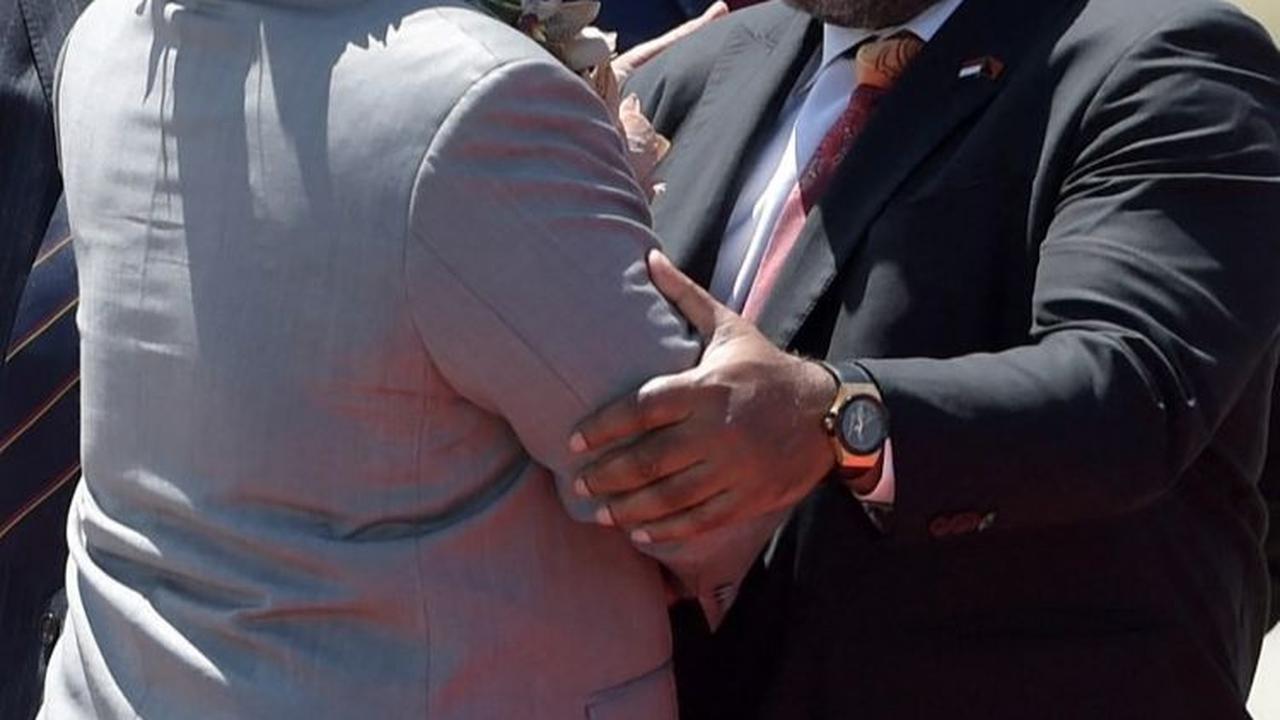 Salah satu topik yang menjadi pembicaraan Prabowo dengan pejabat Papua Nugini adalah masalah bilateral dan internasional. Foto: Andrew KUTAN / AFP