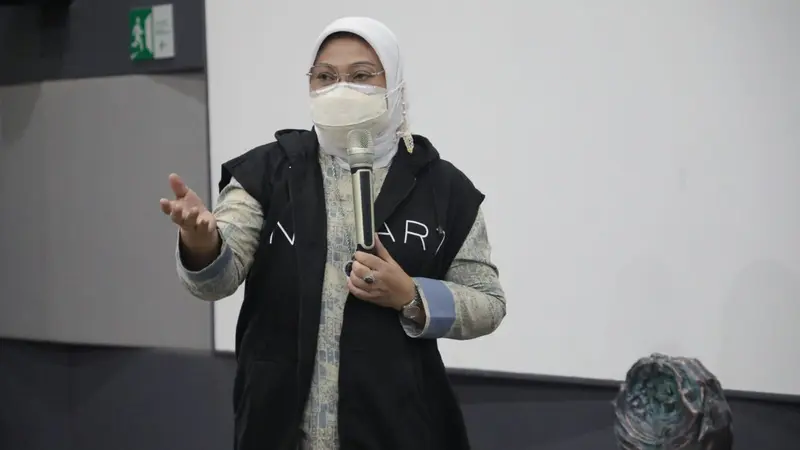 Menteri Ketenagakerjaan (Menaker) sekaligus Ketua Lembaga Kerja Sama (LKS) Tripartit Nasional (Tripnas) Ida Fauziyah