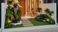 9 Desain Tampak Depan Rumah Mungil dengan Canopy Baja Ringan, Modern dan Fungsional