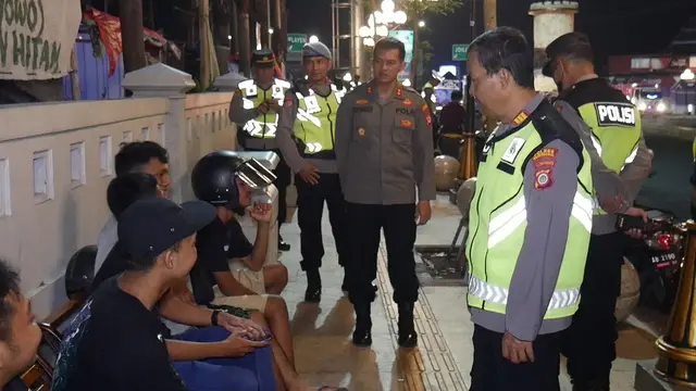 Kapolres Gunungkidul saat Patroli KRYD