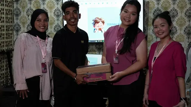 Metoo Beauty Beri Edukasi Merawat Gigi untuk Anak-anak Yayasan. foto: istimewa