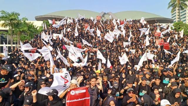 Peringatan 25 Tahun Reformasi yang terpusat di gedung DPR/MPR, Jakarta, Minggu (21/5/2023) (Istimewa)