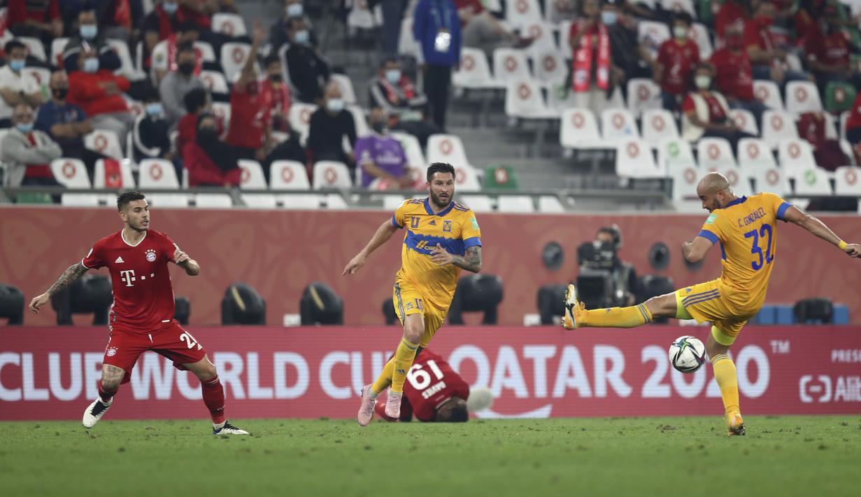 sampai pertandingan berakhir tidak ada gol tambahan yang tercipta. Skor 1-0 untuk kemenangan Bayern Munchen tetap bertahan. (Foto: AP)