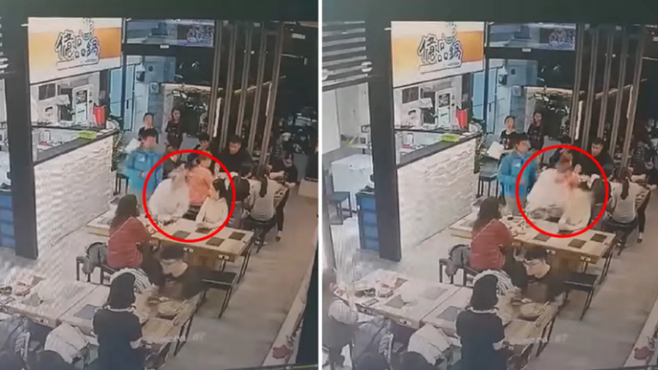 Tak Sengaja Sentuh Tangan, Pria Tega Siram Wajah Wanita dengan Sup Panas