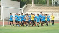 Timnas Indonesia mulai berlatih di lapangan Stadion Madya, Jakarta, Jumat (7/8/2020). (Dok PSSI)