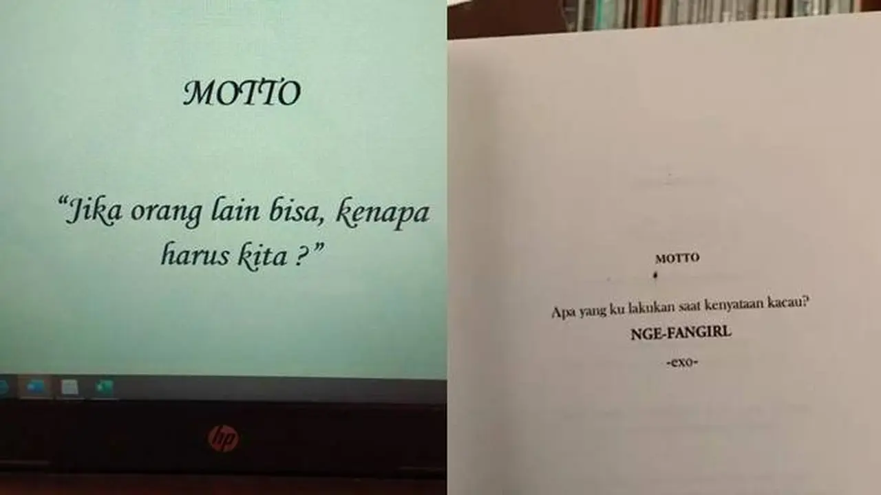 10 Potret Motto Hidup Kocak dalam Skripsi Ini Nyeleneh, Bikin Dosen Tepuk Jidat