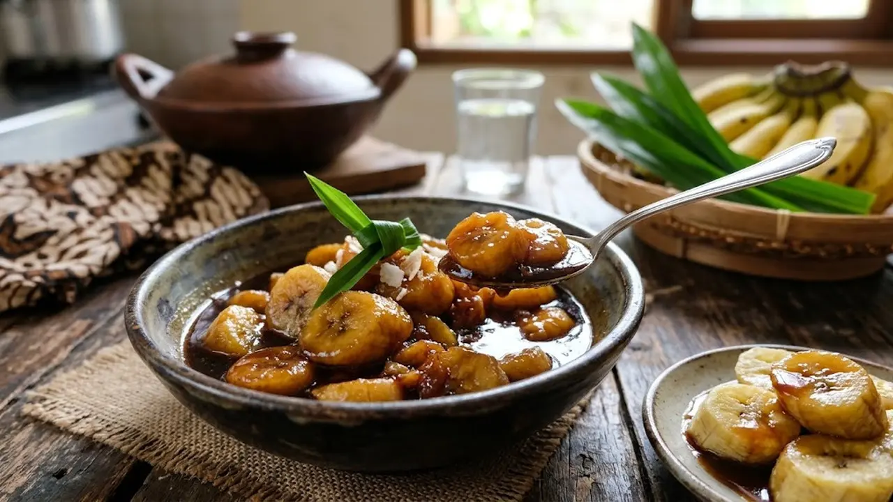 Resep Pisang Rebus Gula Aren yang Legit untuk Camilan Sederhana/AI Generated