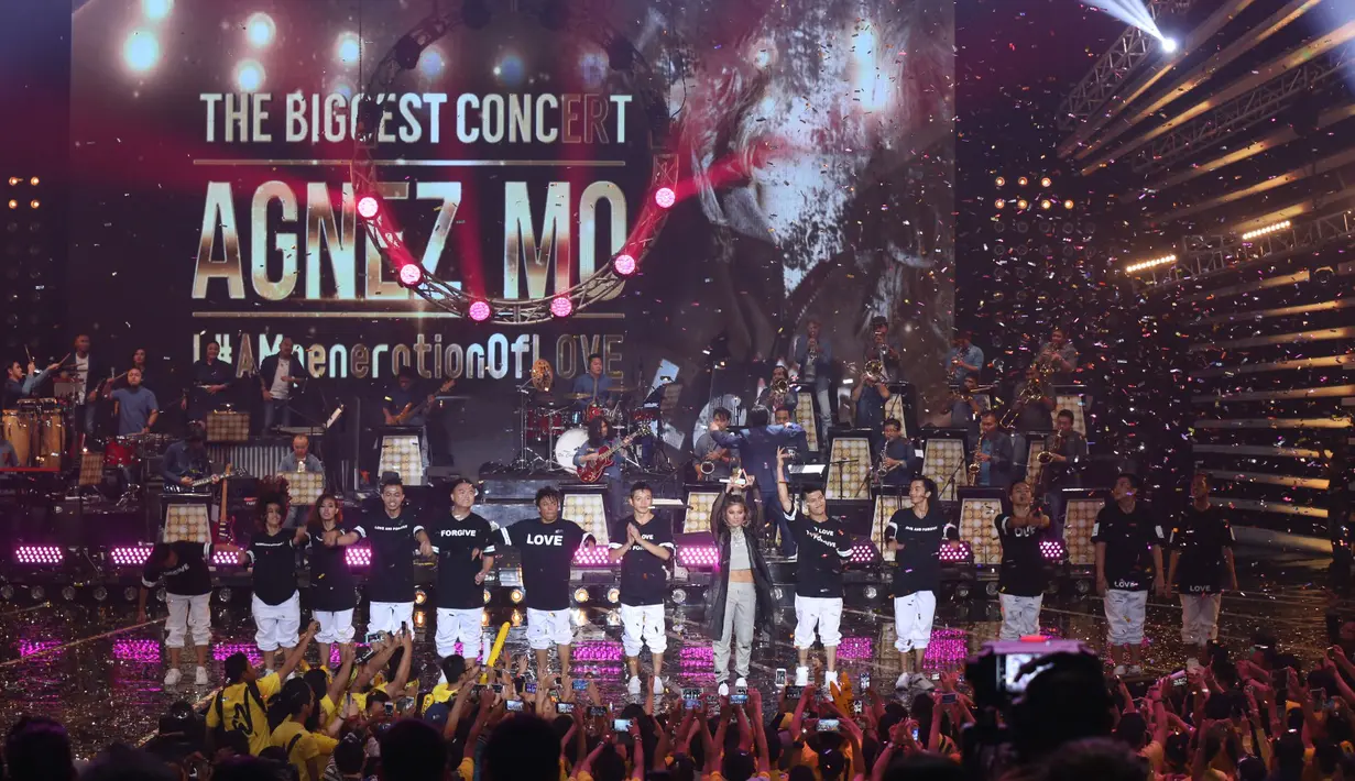 'Soul-nya, chemistry-nya, juga vibe-nya nyampe ke aku, jadi aku sampai loncat-loncat kayak nggak ada capek-capeknya,' kata gadis kelahiran 1 Juli 1986 itu. (Nurwahyunan/Bintang.com)