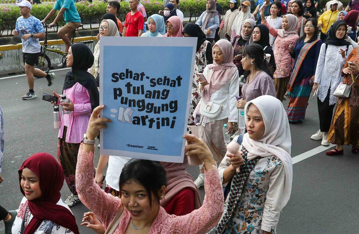 Foto: Semarak Hari Kartini di HBKB Bunderan HI