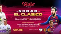 Ikuti Nonton Bareng El Clasico Persembahan Vidio di GOR Bulungan Jakarta Selatan