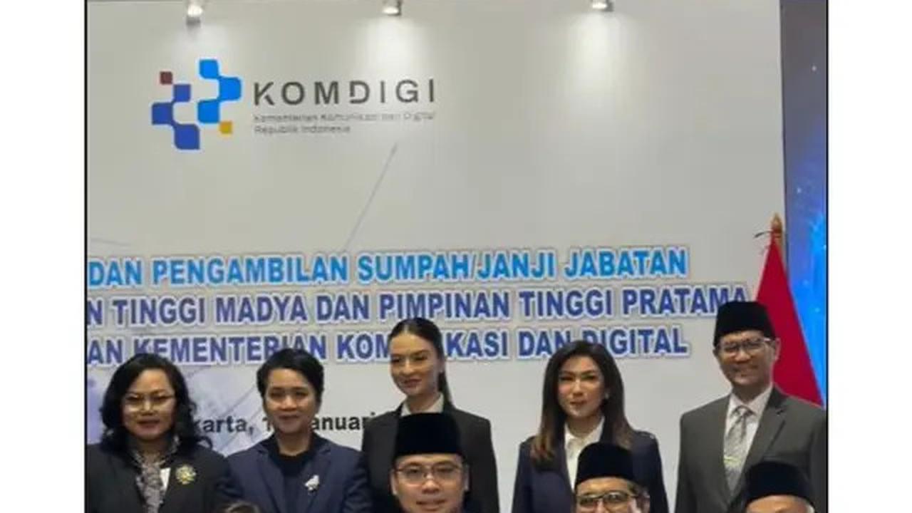 6 Potret Raline Shah Bertugas Jadi Stafsus Kemkomdigi, Beri Sambutan di Perhumas