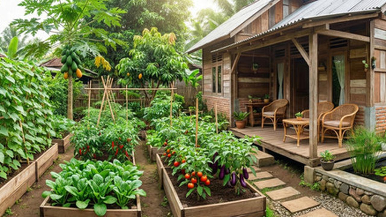 7 Model Rumah Mungil dengan Kebun, Teras dan Kolam Ikan Mini, Sederhana Tapi Asri