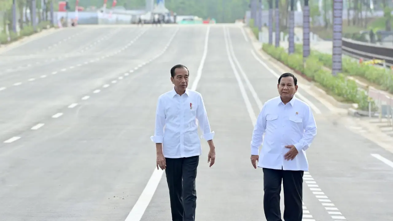 Jokowi dan Prabowo di IKN