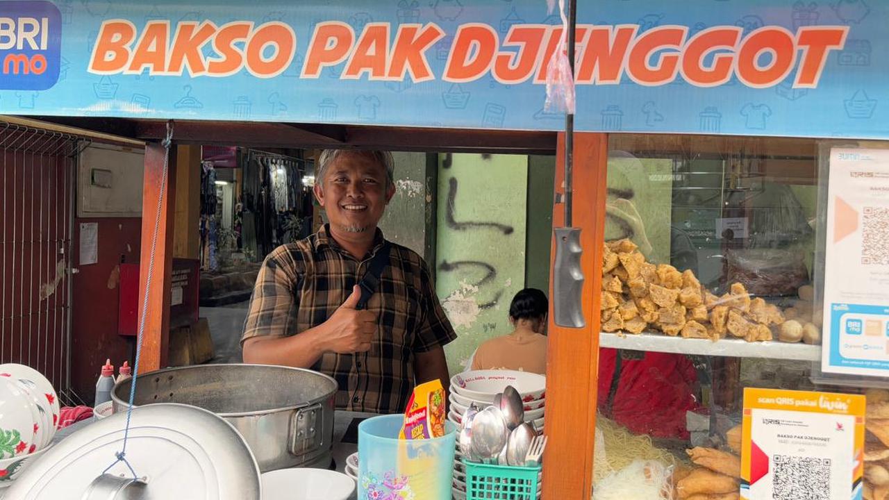 Gerobak Bakso Pak Djenggot Beringharjo Sudah Pakai QRIS, Bukti Digitalisasi Bisa Diakses Dimana Saja