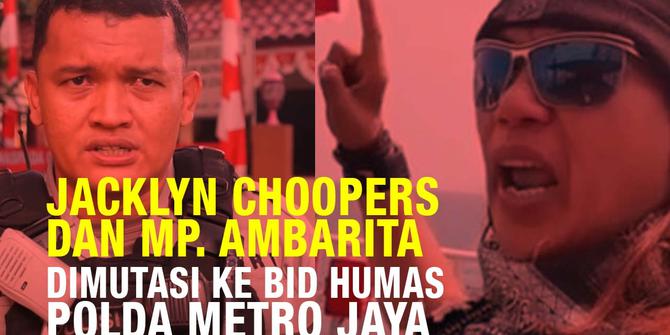 Jacklyn Choopers dan MP. Ambarita Dimutasi ke Bid Humas Polda Metro Jaya