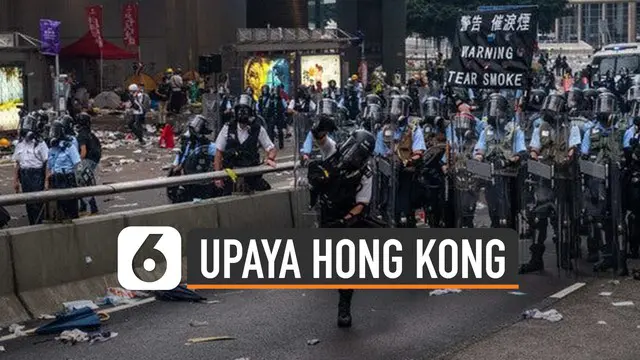 Demo di Hong Kong memanas sejak tiga bulan belakangan. Pemerintah pun telah mengupayakan berbagai strategi untuk redam demo.