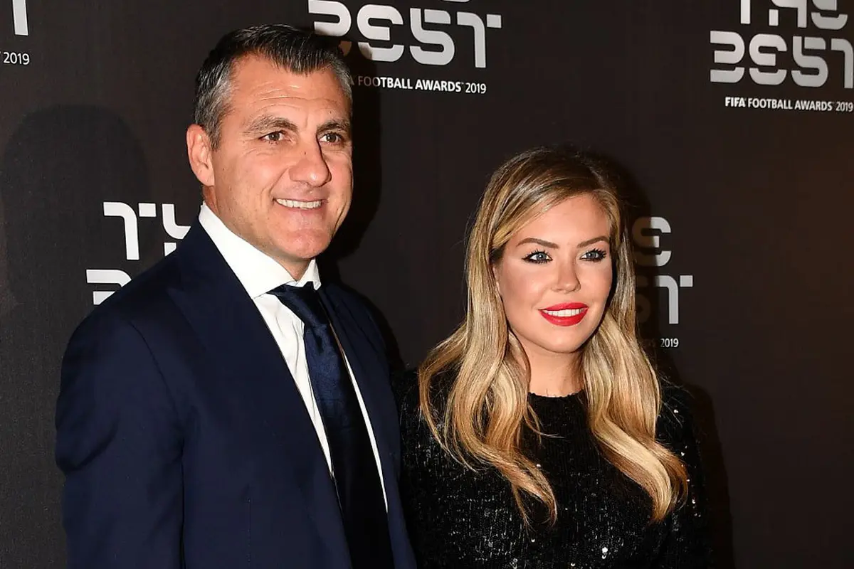 Christian Vieri dan Costanza Caracciolo 