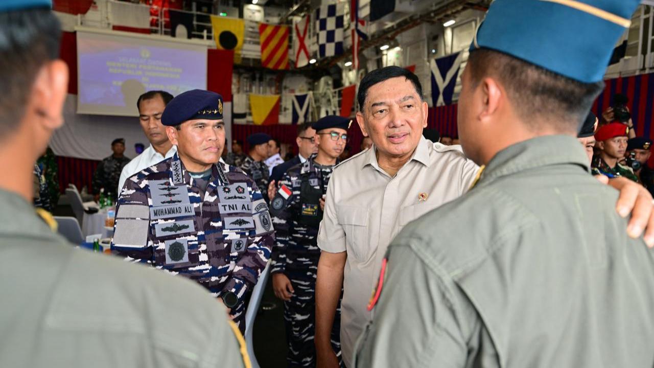 FOTO: KRI Brawijaya-320, Frigate Terbesar se-Asia Tenggara Resmi Perkuat TNI AL