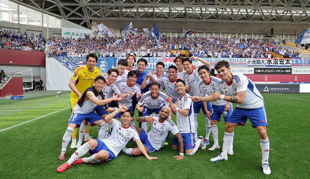 Musim ini, Yokohama F. Marinos mampu memuncaki Grup G dengan 12 poin, unggul head-to-head selisih gol dengan Shandong Taishan (Cina) dan Incheon United (Korea Selatan) yang juga sama-sama mengoleksi 12 poin. (J.LEAGUE)