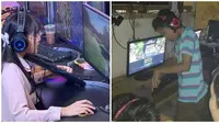 Kocaknya gamer saat bermain game (Sumber: Instagram/estetikainet/ngumpulreceh)