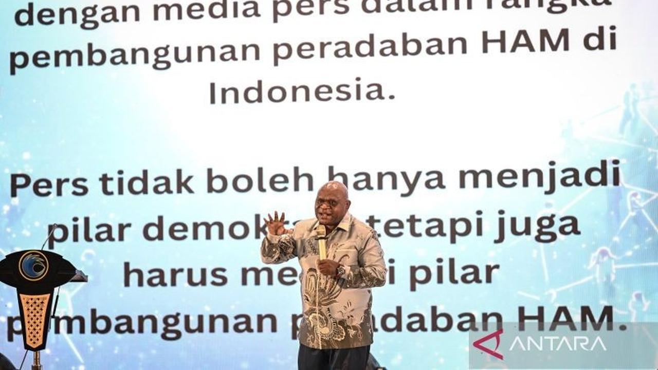 Menteri Natalius Pigai Dorong Peran Pers sebagai Pilar Utama Pembangunan Peradaban HAM