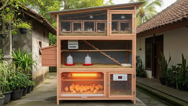 Ide Kandang Ayam Bertingkat untuk Menghemat Lahan Sempit di Rumah