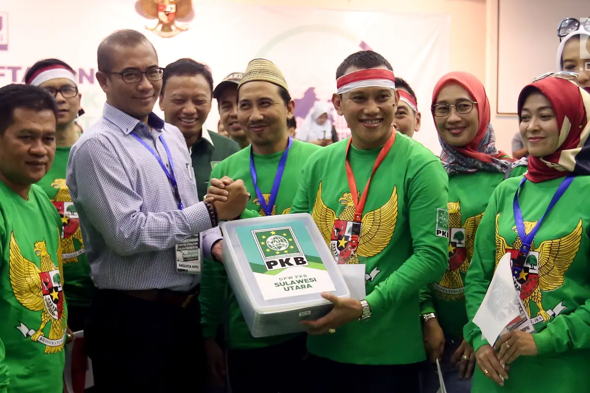 Diwakili Sekjen, PKB Resmi Mendaftar Peserta Pemilu 2019