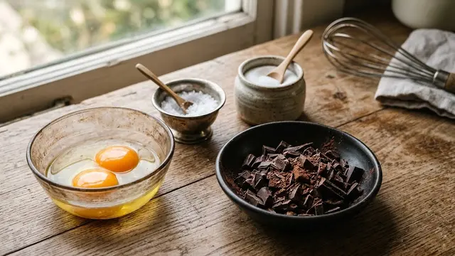 Bahan-Bahan untuk Chocolate Mousse