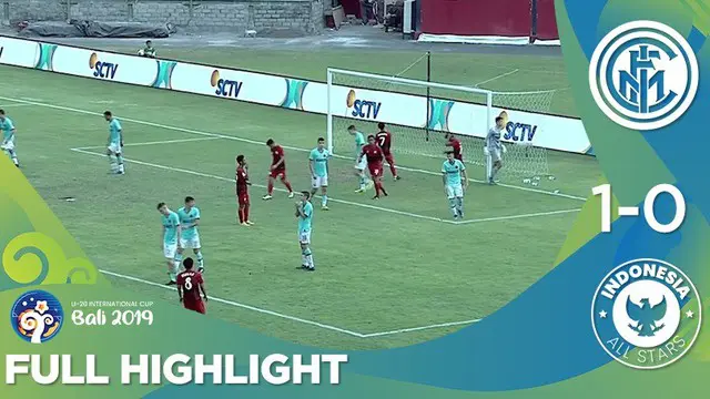 Berita video highlights U-20 International Cup 2019 antara Inter Milan U-20 melawan Indonesia All Stars U-20 yang berakhir dengan skor 1-0, Kamis (5/12/2019).