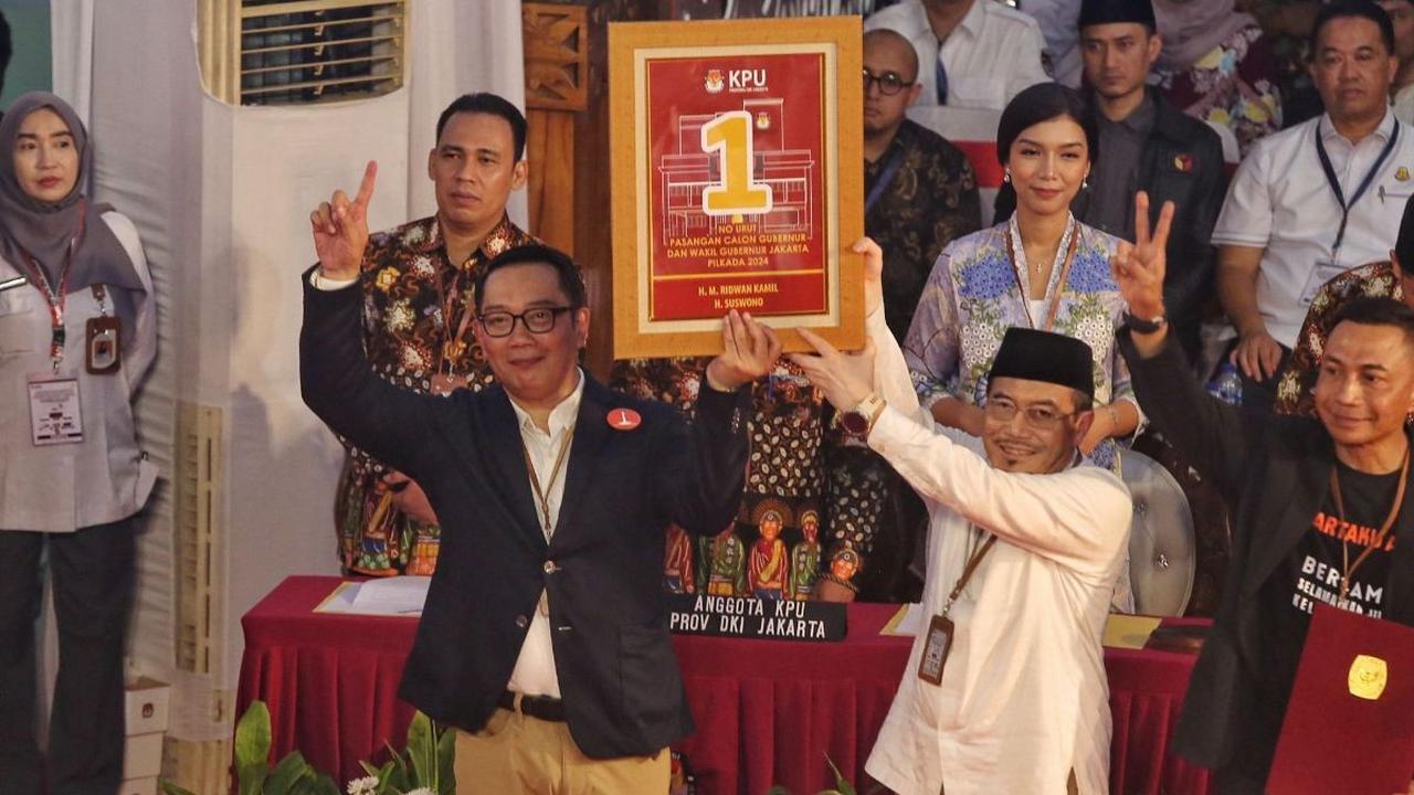 1. Ridwan Kamil - Suswono (Nomor Urut 1)