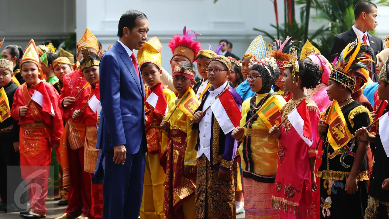 Jokowi Sambut Kunjungan Kenegaraan Presiden Sri Lanka di Istana Merdeka