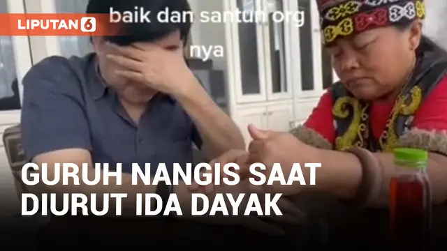 Guruh Soekarnoputra Menangis Saat Ditindak oleh Ida Dayak