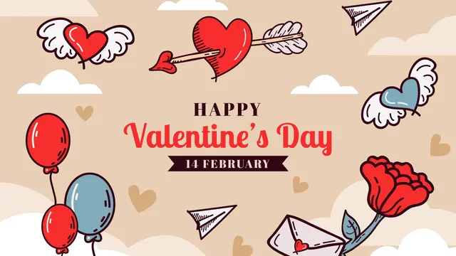 Ilustrasi Hari Valentine