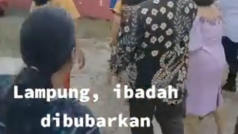 Ibadah Dibubarkan