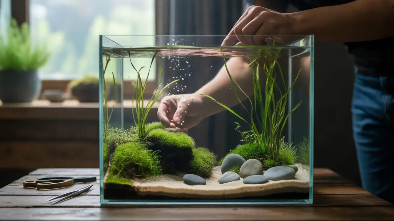 Cara Membuat Aquascape Sederhana