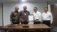 PT Garuda Maintenance Facility Aero Asia Tbk (GMF) teken kerja sama dengan  Indopelita Aircraft Service untuk perawatan pesawat (Foto: Dok GMF)