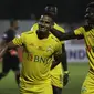Renan Silva layak didaulat sebagai pemain terbaik dalam laga Bhayangkara FC melawan Persija Jakarta setelah mencetak satu gol dan satu assist. (Bola.com/Yoppy Renato)