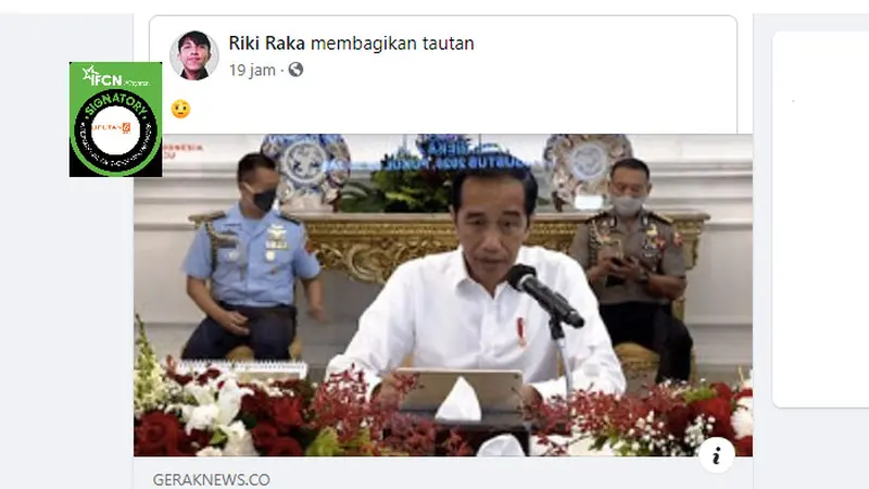 Penelusuran Jokowi menyebut tidak tau penyebab kasus Covid-19 tembus 111 ribu.