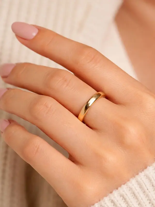 Model Cincin Emas Polos yang Tidak Mudah Turun Harga