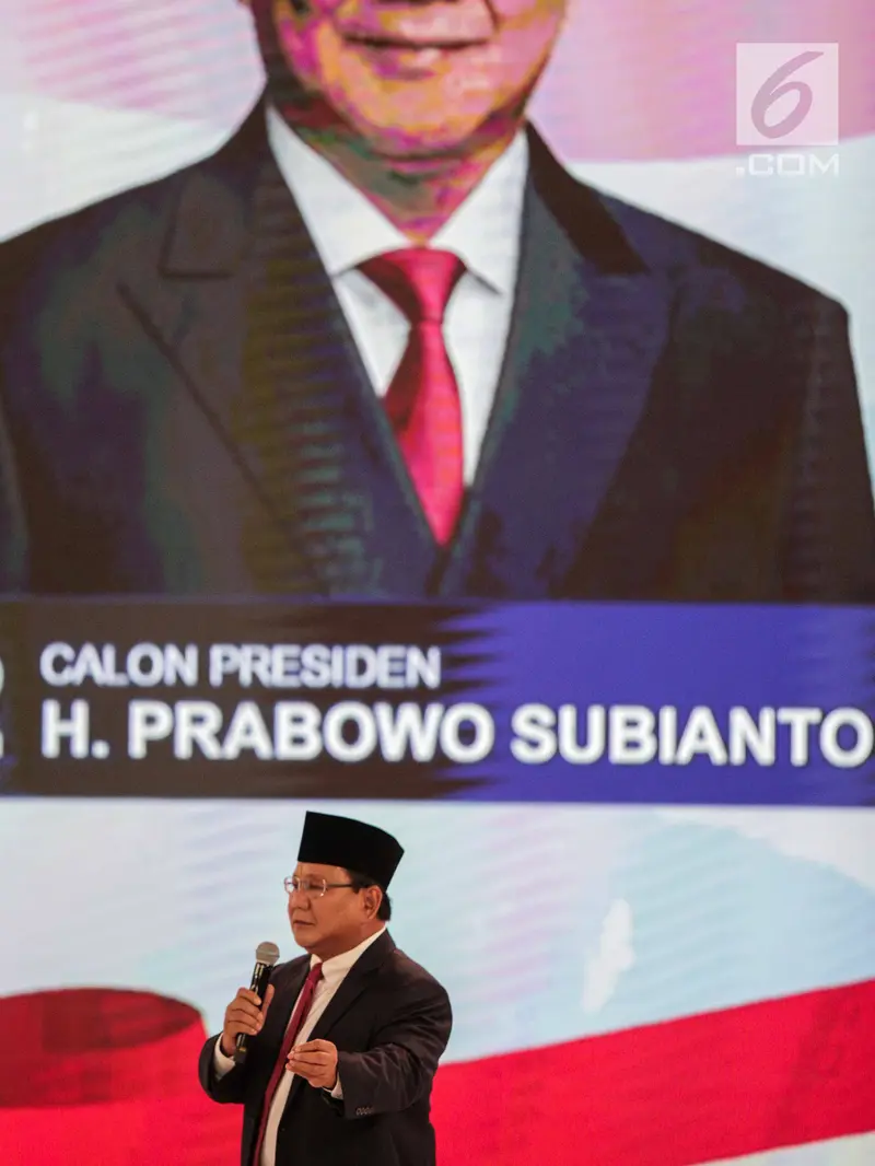 Gaya Jokowi dan Prabowo Saat Debat Kedua Capres