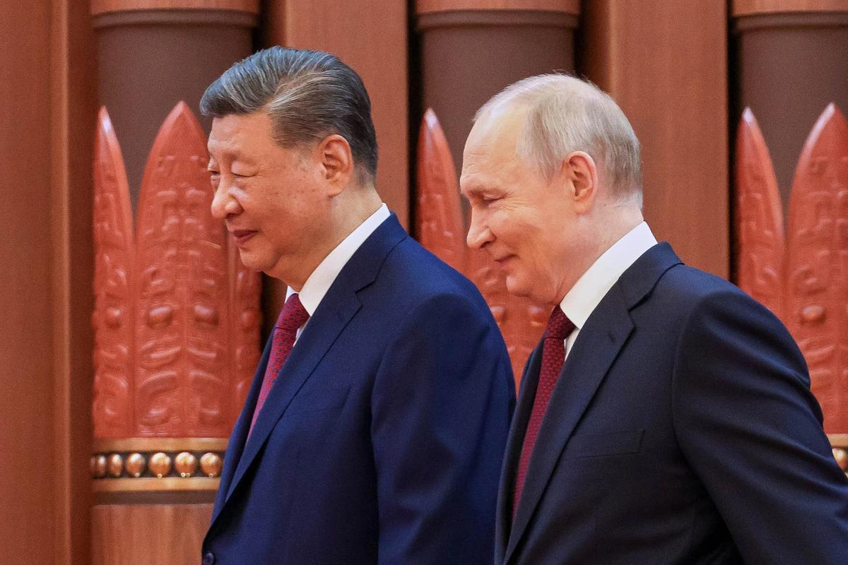 FOTO: Pertemuan Xi Jinping dan Vladimir Putin Perkuat Arah Kerja Sama Strategis China Rusia