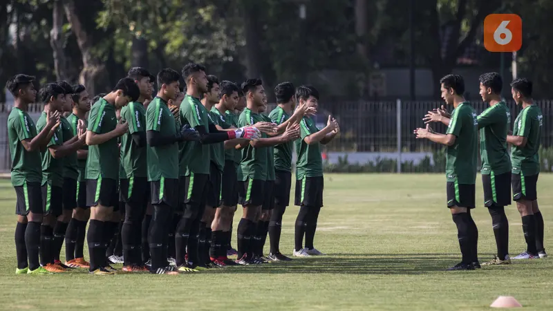 Latihan Timnas Indonesia U-19