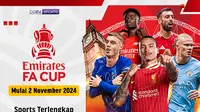 Jadwal live streaming FA Cup 2024/25: First Round di Vidio. (sum. doc. vidio.com)