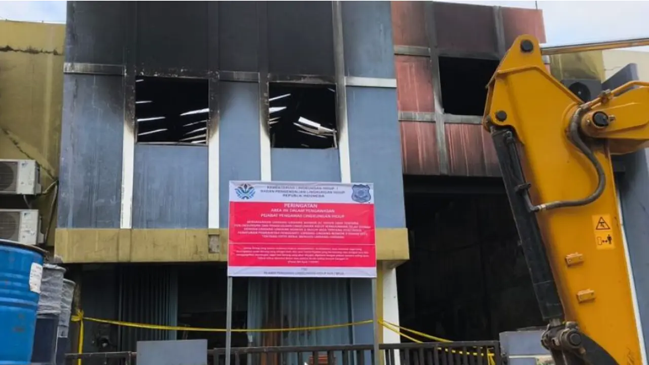 Gudang Penyimpanan Pestisida yang terbakar Cemari Sungai Cisadane