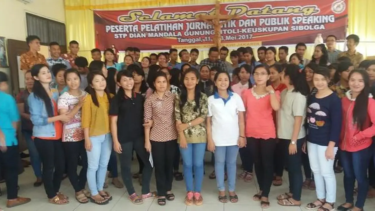 Peserta Pelatihan Public Speaking ( A Margana /Komsos KWI )