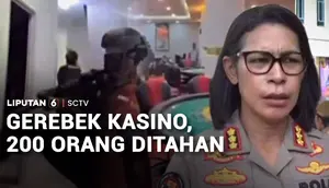 Gerebek Kasino, 200 Orang Ditahan