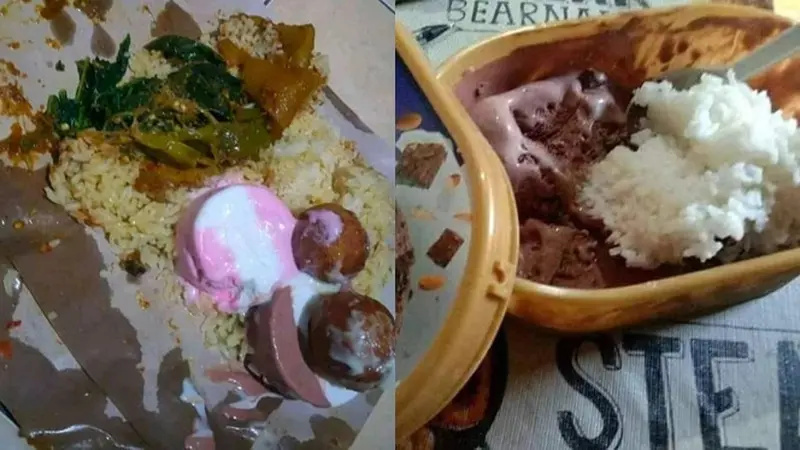 6 Potret Makan Es Krim Ini Kelewat Nyeleneh, Orang Indonesia Banget