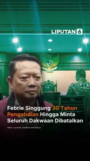 Febrie Singgung 30 Tahun Pengabdian Hingga Minta Seluruh Dakwaan Dibatalkan
