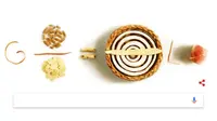 Pi Day hari ini tampil sebagai Google Doodle. (Doc: Google)