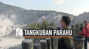 Lokasi wisata Tangkuban Parahu sudah dibuka untuk pengunjung hari Kamis (1/8). Meski sudah relatif aman, pengelola tetap imbau pengunjung untuk selalu waspada.